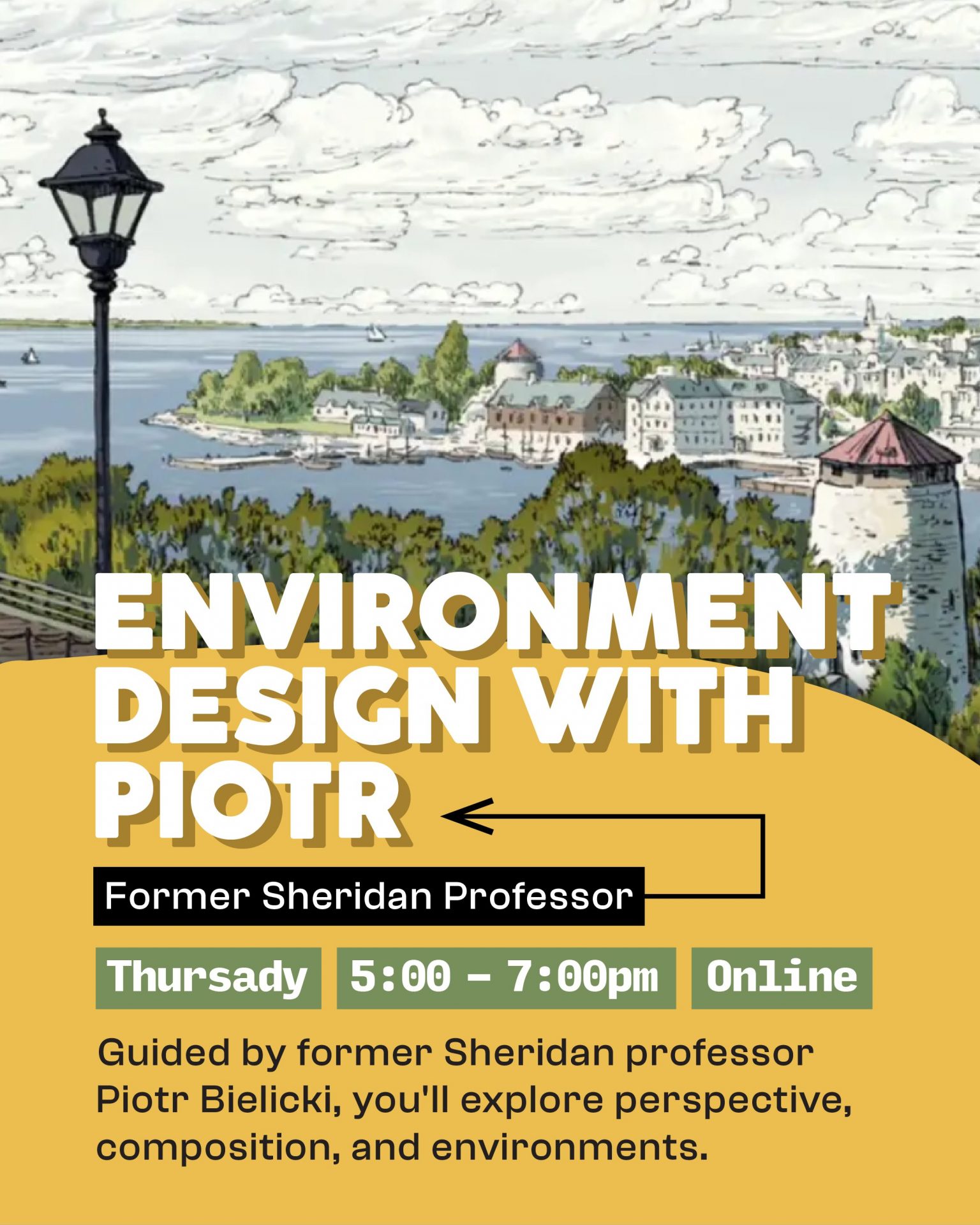 🎨 **SUMMER PORTFOLIO PREP SERIES**

**8-Week Online & In-Person Courses for Future Animation & Illustration Students**

*Build your dream portfolio. Get ready for Sheridan and beyond.*

---

**✨ WHO THIS IS FOR**

High school students and young artists applying to animation or illustration programs. Whether you’re just starting or polishing your work, this series is built to help you stand out.

🎓 **GET PORTFOLIO-READY THIS SUMMER**

Learn from experienced instructors—including former Sheridan professors—meet other passionate students, and take your work to the next level.

**Online + In-Person Options** • **Runs All Summer** • **8 Weeks Per Class**

🖌️ **Let this be your most inspiring and productive summer yet.**

Whether you're just starting out or polishing your portfolio for top schools like Sheridan, this summer series gives you the structure, mentorship, and creative push you need. Join a community of passionate young artists and make this your most productive and inspiring summer yet!